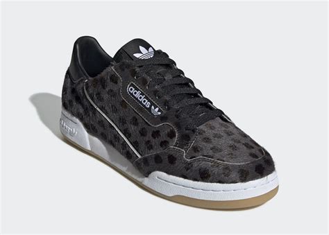 adidas originals continental 80 trainers black leopard|adidas continental 80 locker.